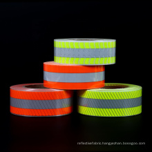 High visibility custom segmented reflective tape film for heat transfer